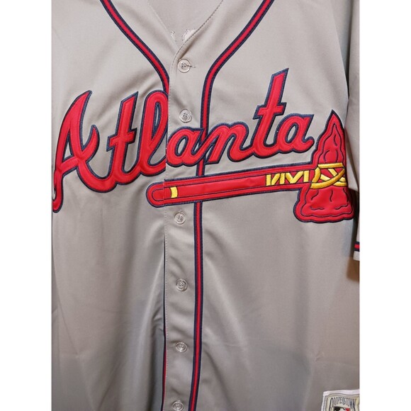 Deion Sanders (Mitch/Ness)-(Atlanta)-(Jersey)-(Grey)-(New Cond.)-(Size:XL)-$85 - Picture 7 of 15